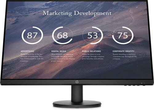 HP P24v G5 Monitor – 23,8 Zoll Full HD, 75 Hz, VA-Panel, Mit HDMI Und VGA, Schwarz