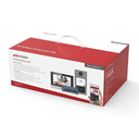 Hikvision DS-KIS604-S Kit d'interphone vidéo IP-POE 1x bouton d'appel Montage en surface Aluminium WIFI