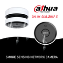 Dahua HY-SAV849HA-E Caméra circulaire IP 5MP 3DNR IR20m 2.0mm AUDIO MICROPHONE I/O avec détection de fumée et d'incendie AI
