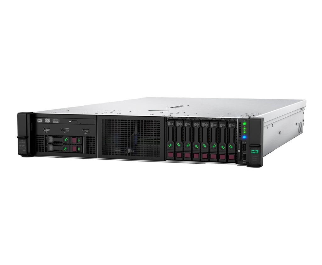 HPE ProLiant DL380 Gen10 SMB Networking Choice Server rack-mountable 2U 2-way 1 x Xeon Silver 4208 / 2.1 GHz RAM 32 GB SATA/SAS hot-swap 2.5&quot; bay(s)