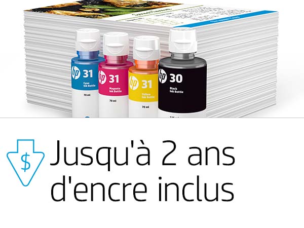 HP Smart Tank sans fil 455 multifonction Jet d'encre ECO Recharge