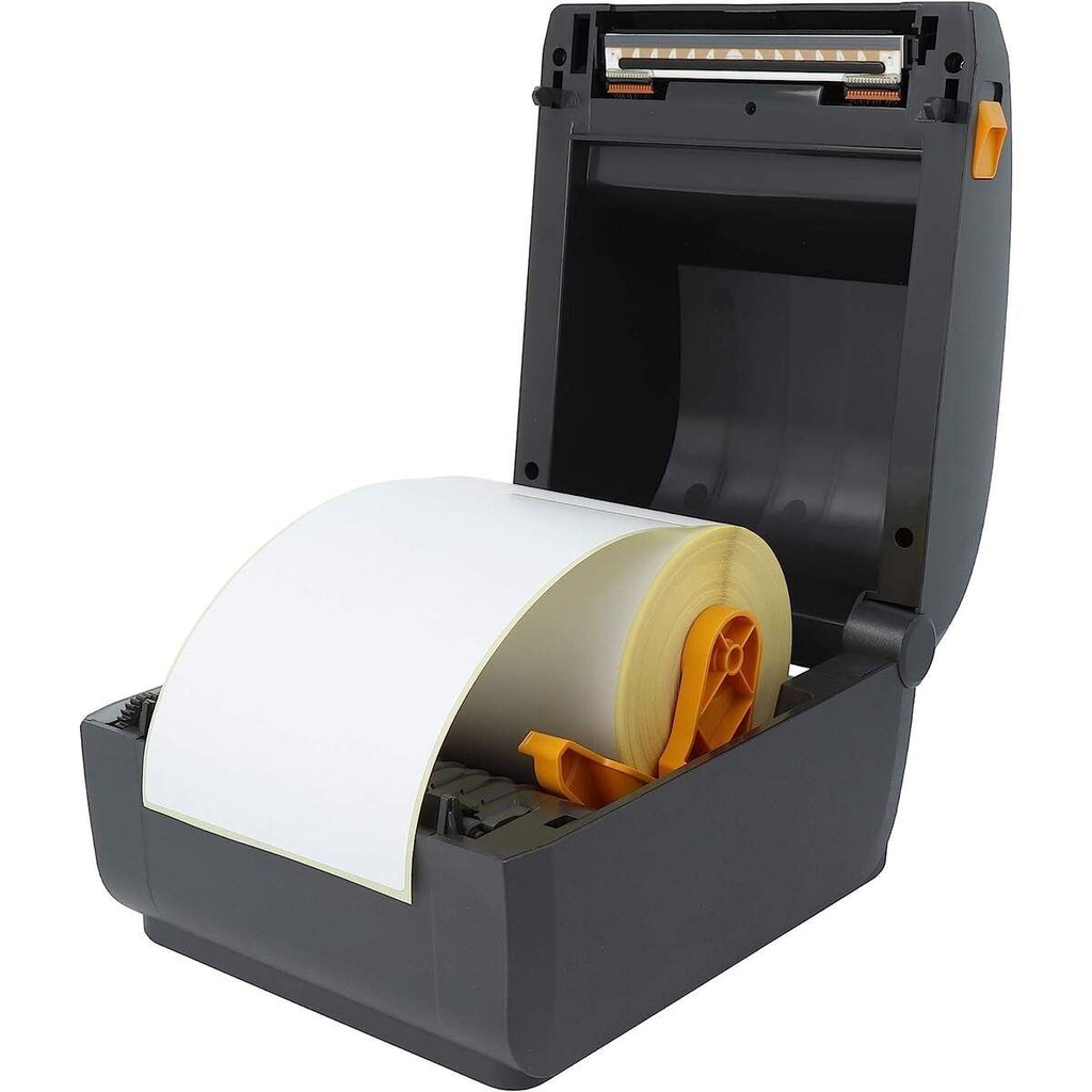 Zebra ZD220  imprimante d'etiquettes, thermique direct, largeur max Etiquette 104 mm, 8 pts/mm (203 dpi), vitesse (max.): 127 mm/s, USB  émulation: EPLII, ZPLII, XML,