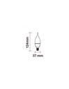V-TAC PRO VT-258 Ampoule à puce LED Samsung E14 5,5W Bougie à flamme 3000K