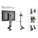 VALUE 17.99.1179 - Bras de moniteur simple, 75x75 / 100x100, 8kg