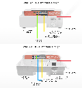 WITEK WI-PS310GF-O Switch POE Etanche Pour Exterieur 12-Port Gigabit dont 8 port POE