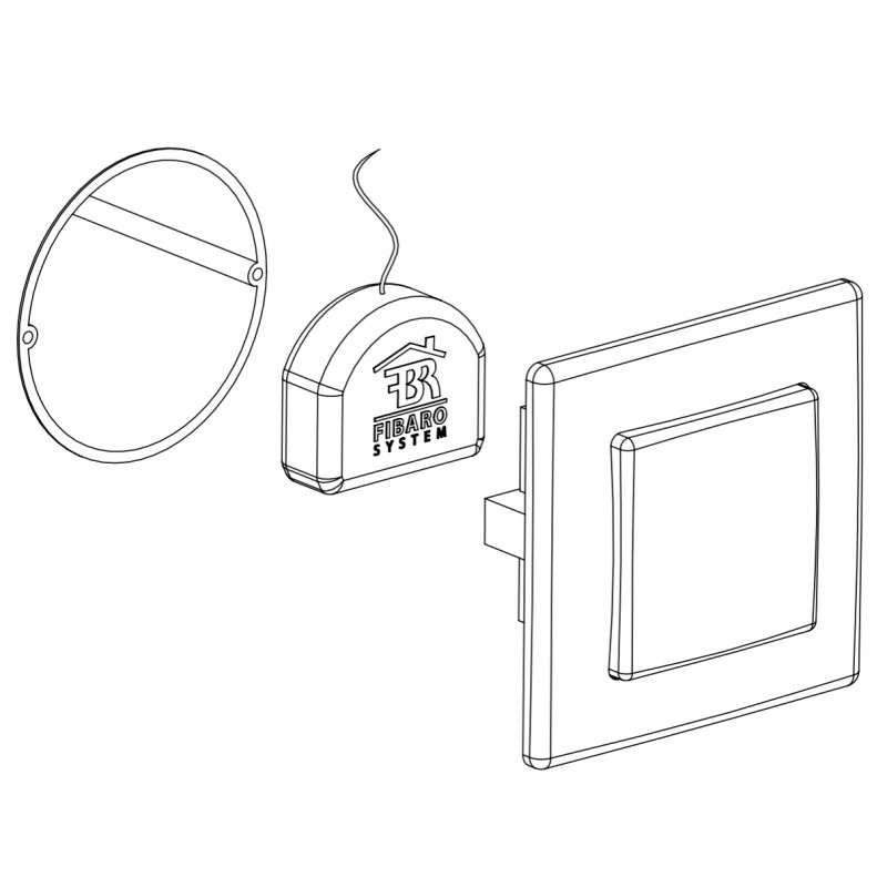 FIBARO FGR-223 ZW5 FIBARO - Micromodule pour volet roulant Z-Wave  3 FGR-223