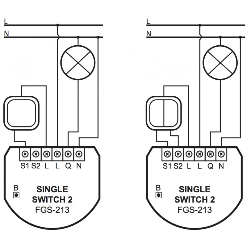 FIBARO FGS-213 ZW5 SINGLE SWITCH 2