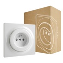 Fibaro Walli N Outlet FGWSONE-011 - Prise murale 16A avec terre (sans commande domotique)