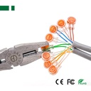 C-K1 (UY) Connecteur cables 0.4-0.7mm  à pression rapide avec Gel isolant  Pack 200Pcs