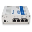 Teltonika RUTX09 LTE/4G Routeur industriel, Dual-SIM, 4 x RJ45, 2 x SMA for LTE, 1 x SMA for GNNS, USB, IP30, 456 g