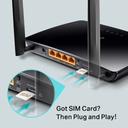 TP-LINK TL-MR6400  300 Mbps WLAN N 4G LTE router