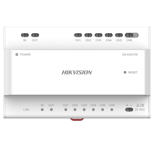 Hikvision DS-KAD706 Distributeur 6x Interface 2 fils