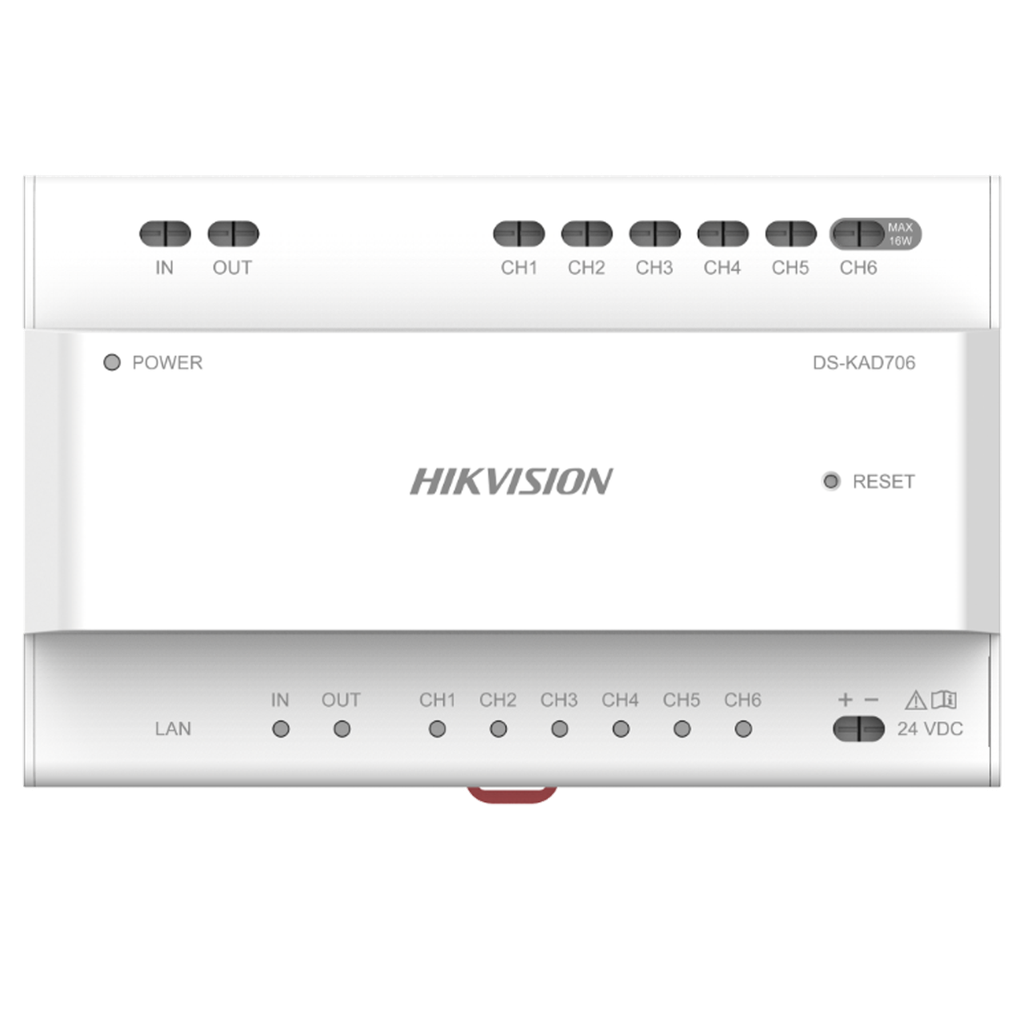 Hikvision DS-KAD706 Distributeur 6x Interface 2 fils