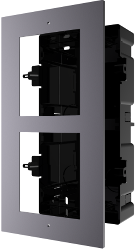 Hikvision  DS-KD-ACF2(Plastic) Flush mounting 2 Module Plastic steel