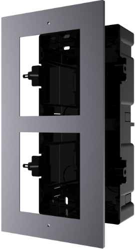 Hikvision DS-KD-ACF2 (plastique) montage encastré 2 modules plastique acier