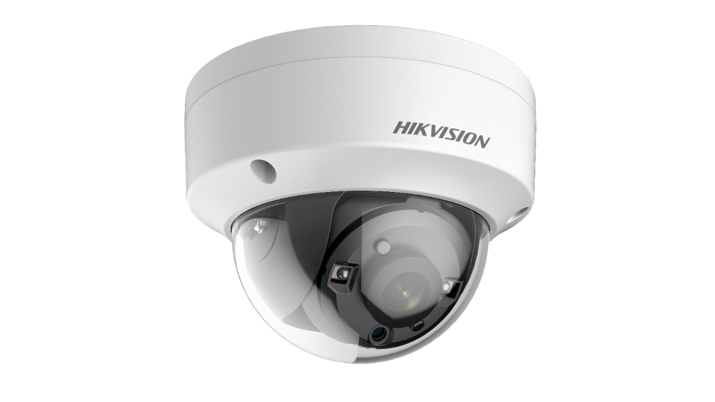 HIKVISION HD-TVI DS-2CE56H0T-VPITE 5MP Dome Camera Fixed Lens Metal