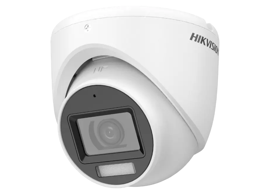 HIKVISION DS-2CE76K0T-LMFS  3K Dual Light Audio Fixed 2.8mm Turret Camera Metal IP67