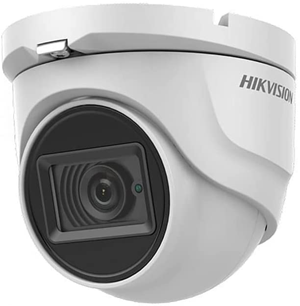 HIKVISION HD-TVI DS-2CE76H0T-ITMFS 5MP Turret Camera Fixed Lens Metal Audio