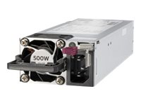 HP Power supply hot-plug / redundant 500 Watt 563 VA Flex Slot 80 PLUS Platinum AC 100-240 V 