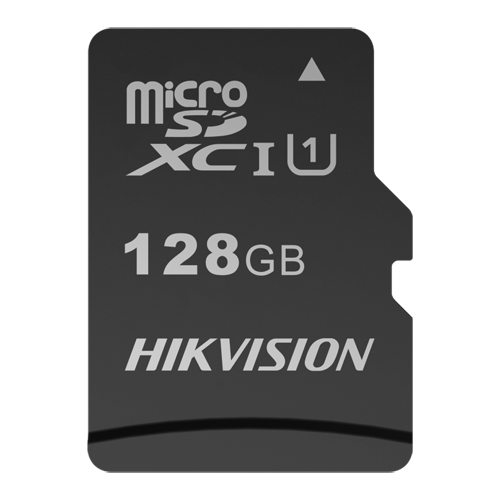Hikvision Memory Card - Capacity 128 GB - Class 10 U1 - To 300 writing cycles - FAT32 - Ideal for mobiles, tablets, etc