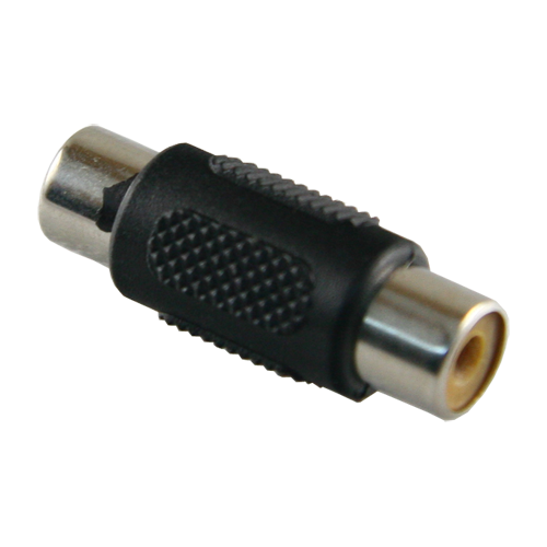  connector - RCA female - RCA female - 31 mm (D) - 11 mm (W) - 3 g