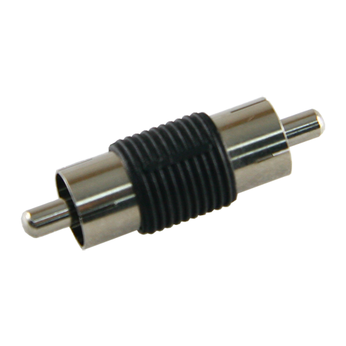Connector - RCA male - RCA male - 34 mm (D) - 9 mm (W) - 5 g