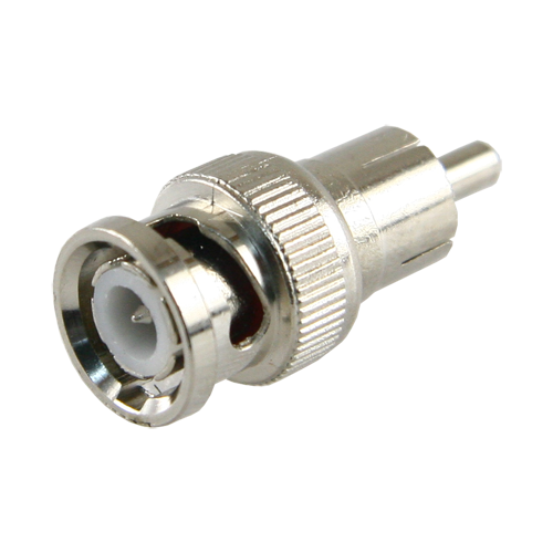  connector - BNC male - RCA male - 32 mm (D) - 13 mm (W) - 8 g