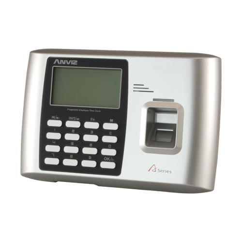Anviz -A300-WIFI Lecteur biométrique autonome de présence - Identification par carte EM, empreinte digitale, mot de passe et/ou combinaisons - Clavier et écran LCD graphique - Capacité 2.000 empreintes/cartes et 50.000 registres