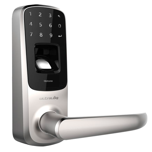 UL1-SN Anviz Ultraloq - Serrure intelligente autonome - Identification par empreinte digitale, carte Ultraloq 13.56MHz ou APP mobile - Capacité 100 utilisateurs - Communication Bluetooth -