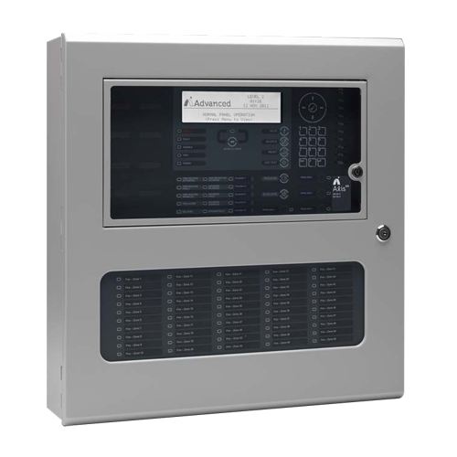 Advanced ADV-ESMX-5402V  Centrale de commande avec 2 boucles extensible à 4 - Extensible par réseau - 240 appareils par boucle - 4 sorties sirènes