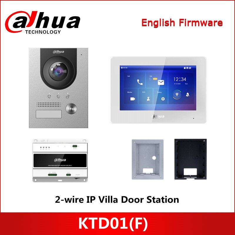 Dahua - Kit portier vidéo - Technologie 2 fils -