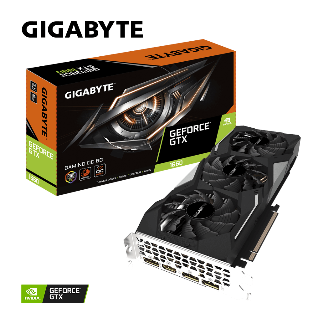 GIGABYTE GeForce GTX 1660 GAMING OC 6G