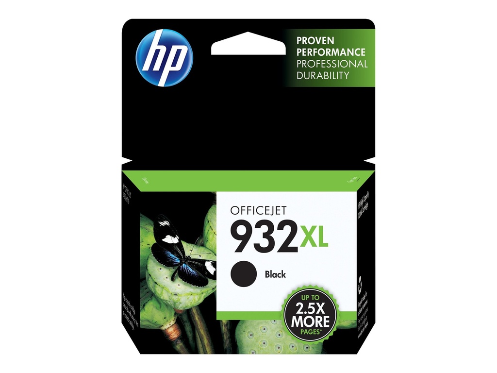 HP 932XL original Ink cartridge CN053AE 301 black high capacity 1-pack Blister multi tag Officejet