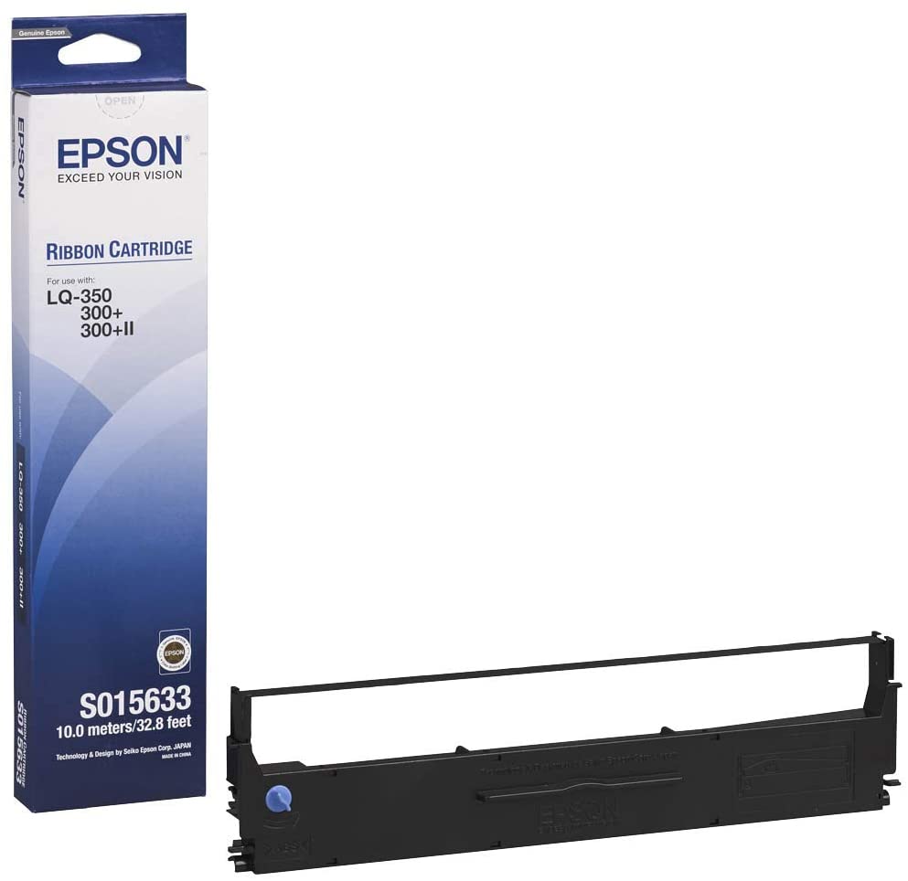EPSON LQ-350/300/+/+II cassette ruban noir ribbon cartouche 2.500.000 characters pack de 1