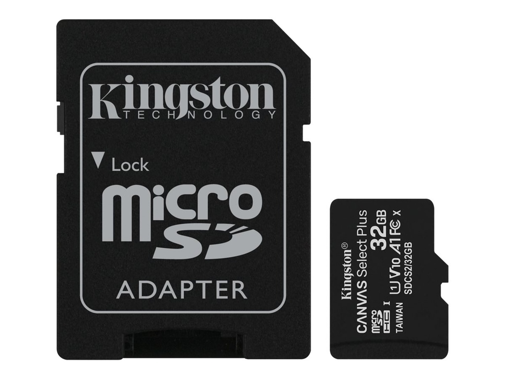 KINGSTON 32GB micSDHC Canvas Select Plus