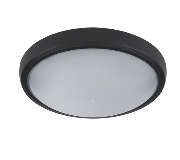 95BRLED12BL - LED LAMP Rond BRLED 12W BLACK IP54