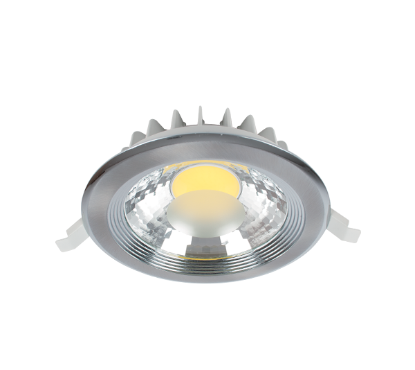 92DLC1540/SN - RDLCOB LED SPOT 15W 4000K-4300K 230V IP44 SATIN NICKEL