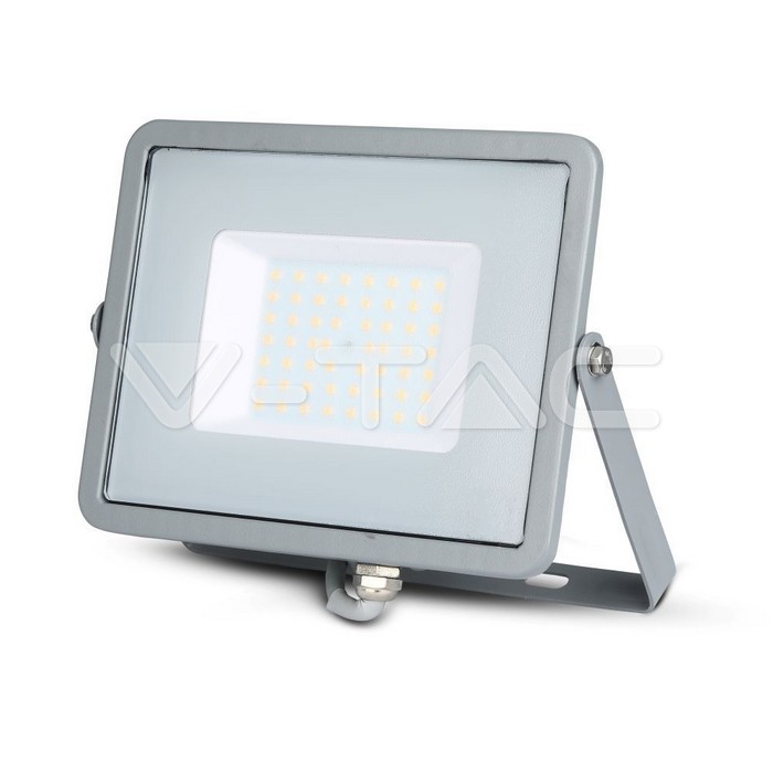 VT-50 50W SMD Projecteur WITH SAMSUNG CHIP 6400K GREY BODY GREY GLASS