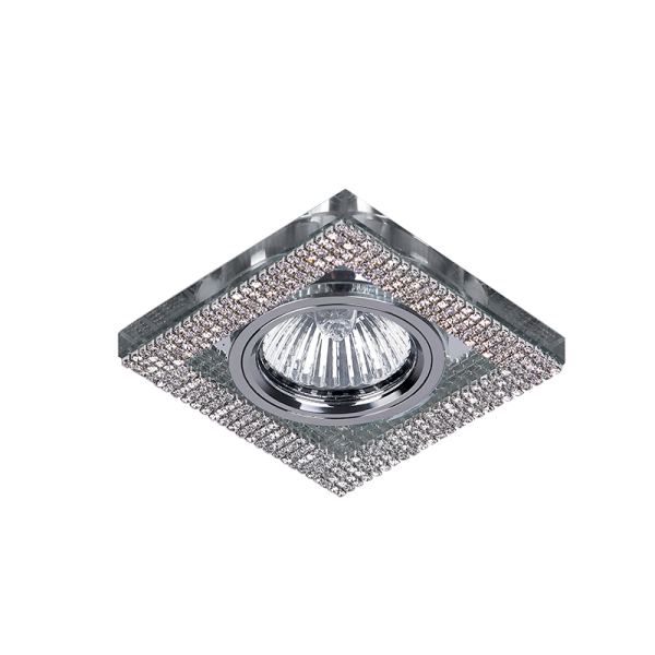 925776S/SL - CR-776S/SL SPOT Carre CHROME+ CRYSTAL