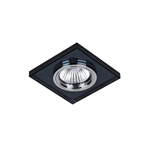 925777S/BK - CR-777S/BK SPOT Carre BLACK GLASS