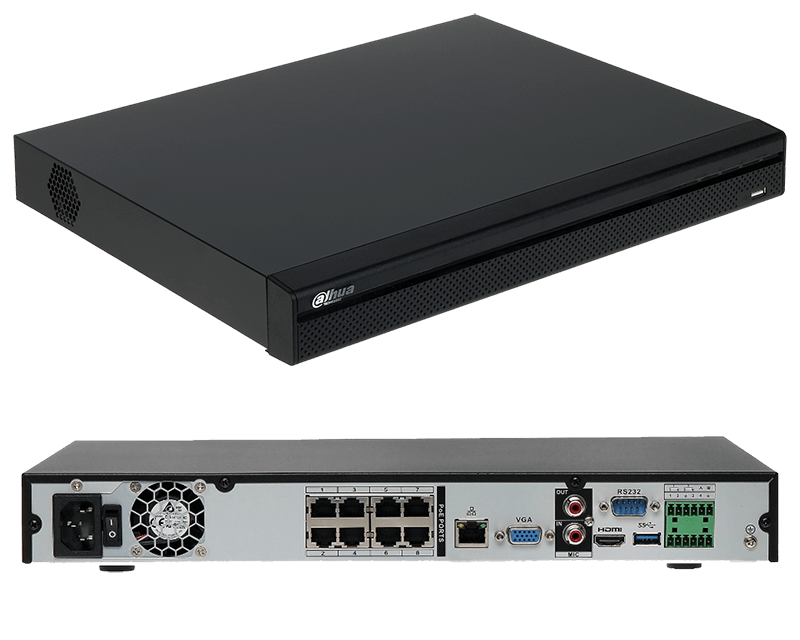 DAHUA NVR4208-8P-I NVR 8 IP Channel 8 PORT POE FONCTIONS SMART