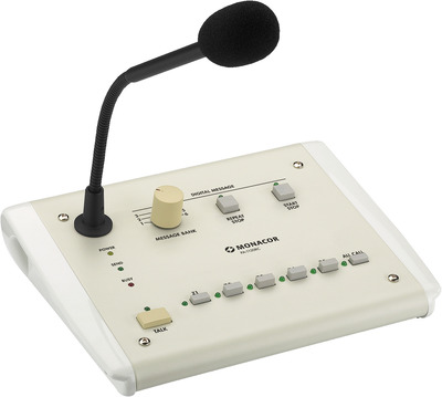 PA-1120RC Microphone de table 05 zones avec fonction commande e brancher au PA-1120 et PA-1240