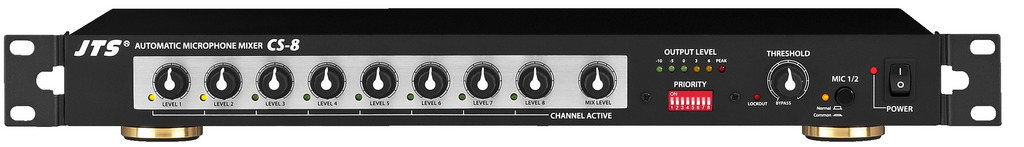 CS-8 Mixeur microphone 8 canaux automatique