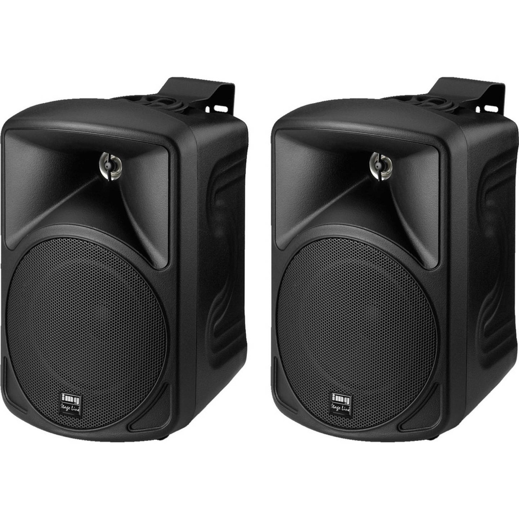 PAB-58/SW-Paire HP mural 8 OHMS - 30 WRMS Noir 160 x 250 x 150 mm
