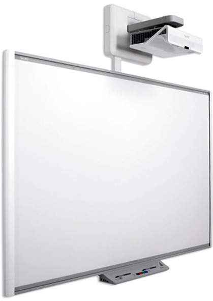 SMART Board M680 77Inch Tableau blanc interactif - Digital Vision Touch - filaire - USB 77 + Projecteur ultra courte focale ACER UL5630 4500 ANSI Lumen WUXGA