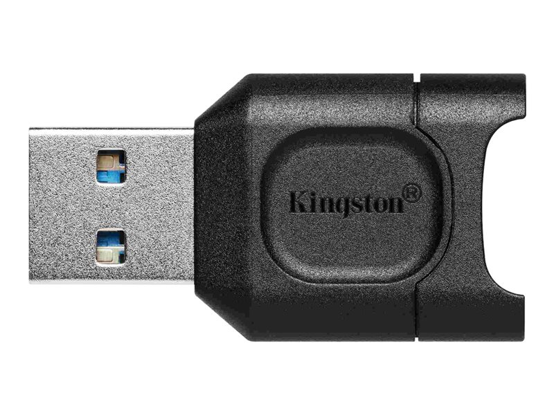 Kingston MobileLite Plus - Card reader (microSD, microSDHC, microSDXC, microSDHC UHS-I, microSDXC UHS-I, microSDHC UHS-II, microSDXC UHS-II) - USB 3.2 Gen 1