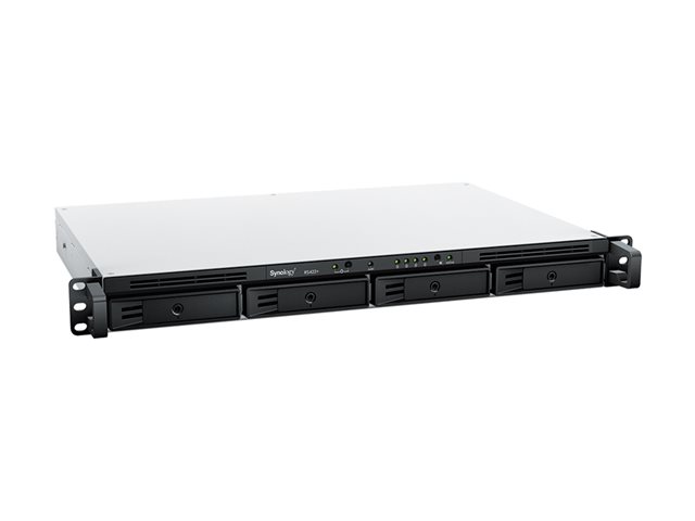 NAS Synology RS816 RackStation (DualCore CPU - 1Gb) - rack 19 1U - 4-Bay NAS HDD 3.5 &amp; SSD SATA remplaçable à chaud Gigabit 