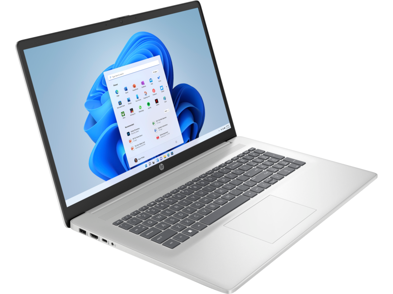 HP Laptop 17-cn3011nb Intel Core i7 1355U / 1.7 GHz Win 11 Home Intel Iris Xe Graphics 16 GB RAM 1 TB SSD NVMe 17.3&quot; IPS 1920 x 1080 (Full HD) Wi-Fi 6, Bluetooth 5.3 wireless card natural silver