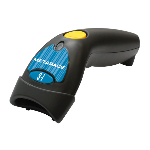 METAPACE S3 Barecode Scanner SANS FIL RF 2.4 - 2.526 GHz JUSQU40 20m - 1D, , 270 scans/sec.,IP42, inclus: ceble (USB), de chargement et Dongle USB de connextion/AUTONOMIE 8H