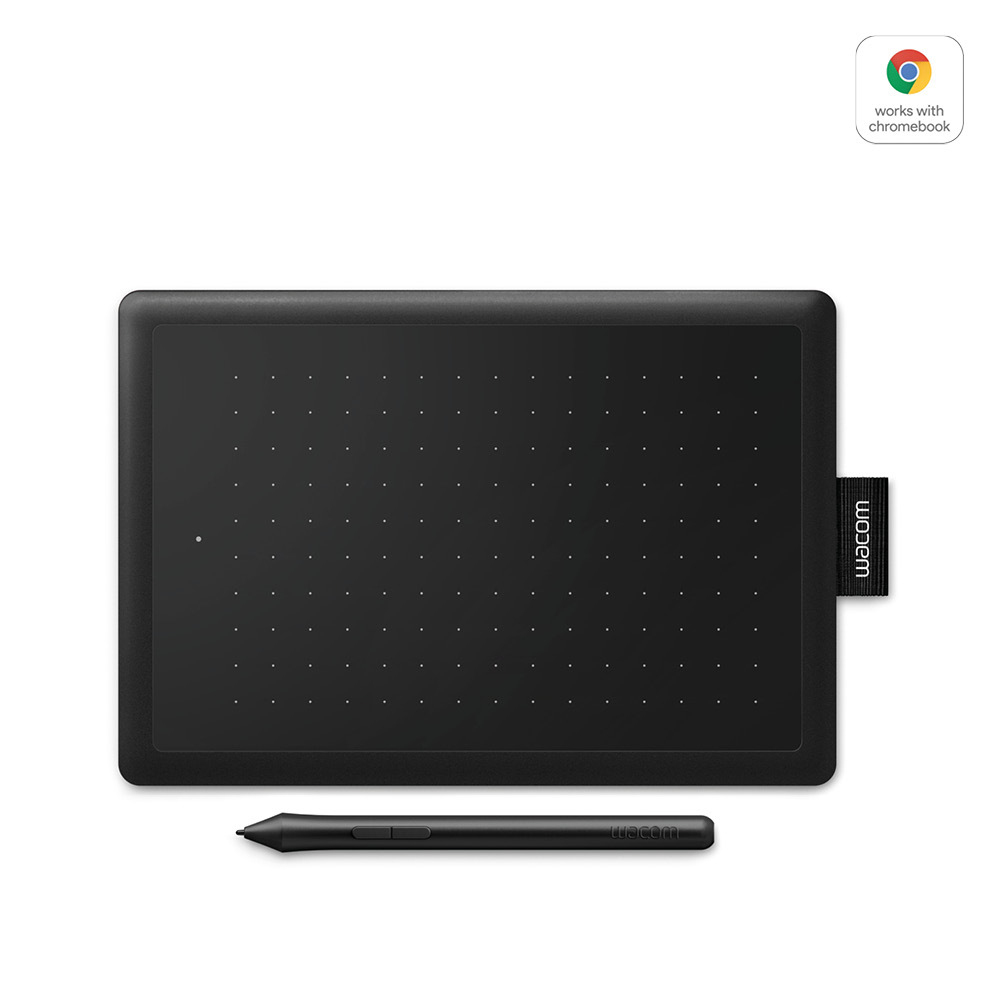 WACOM Tablette graphique One Small (CTL-472-S)  Avec fil, 2540 lpi, 152 x 95 mm, USB, Stylo